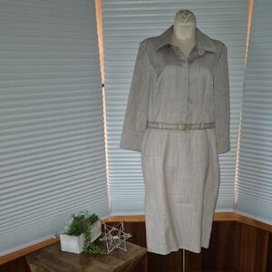 Pendleton Classic Camel Belted Dress